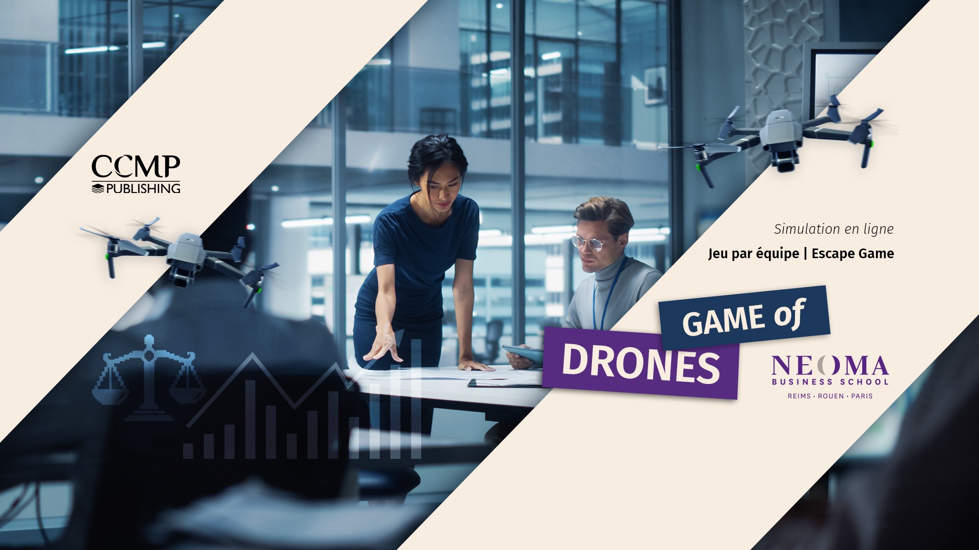GAME OF DRONES / Cas Escape Game Interactif