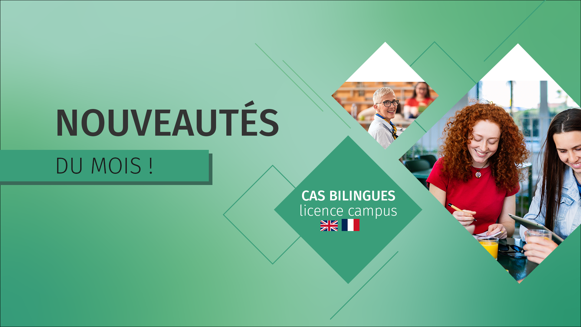 Nouveautes du mois