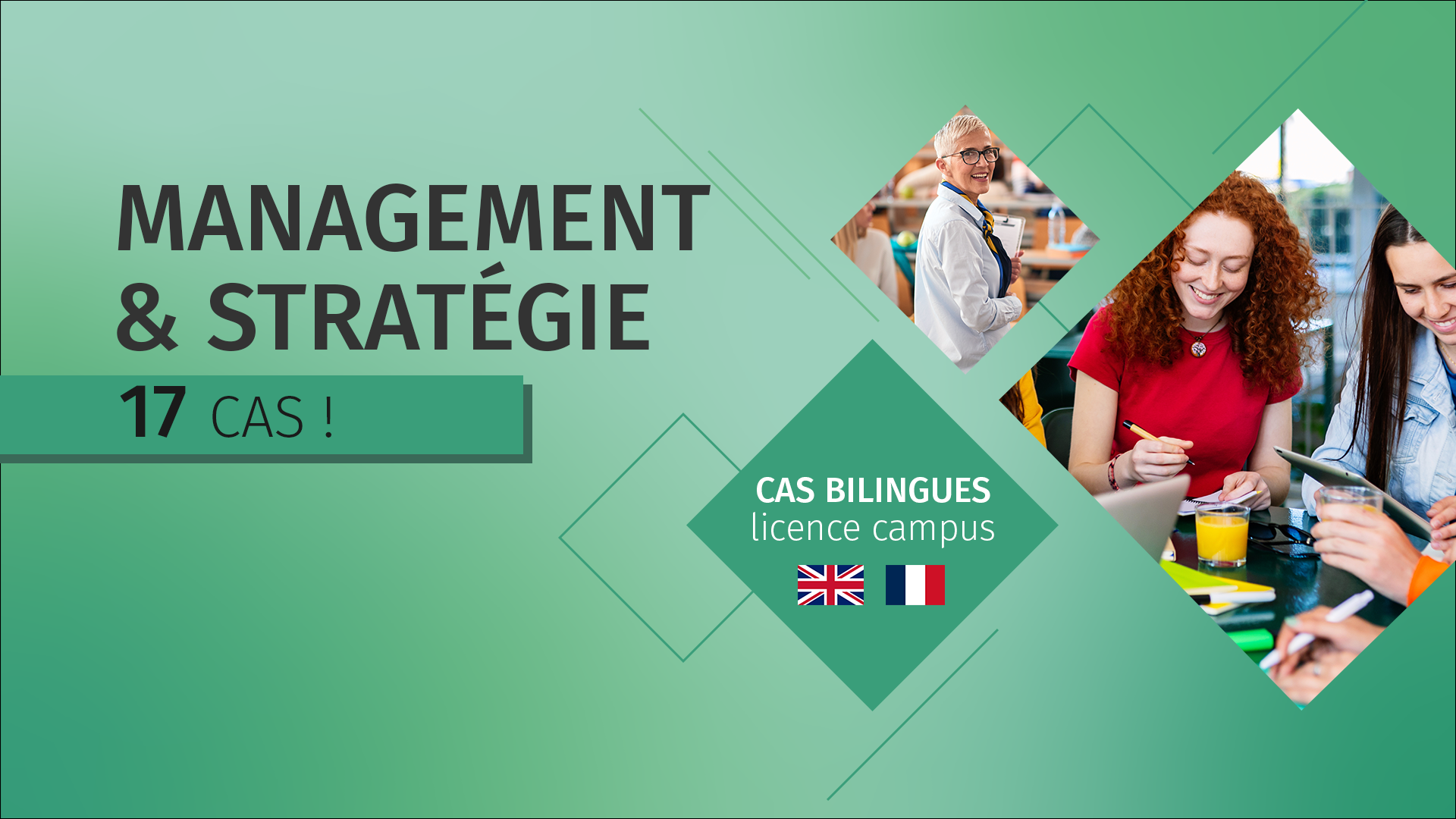 17 cas en management et strategie